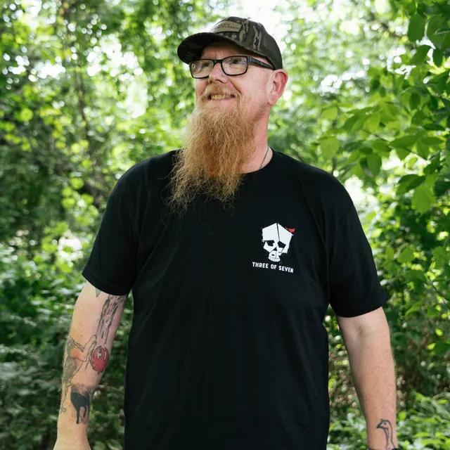 Cotton/Poly 3 of 7 Logo T-Shirt — image 2