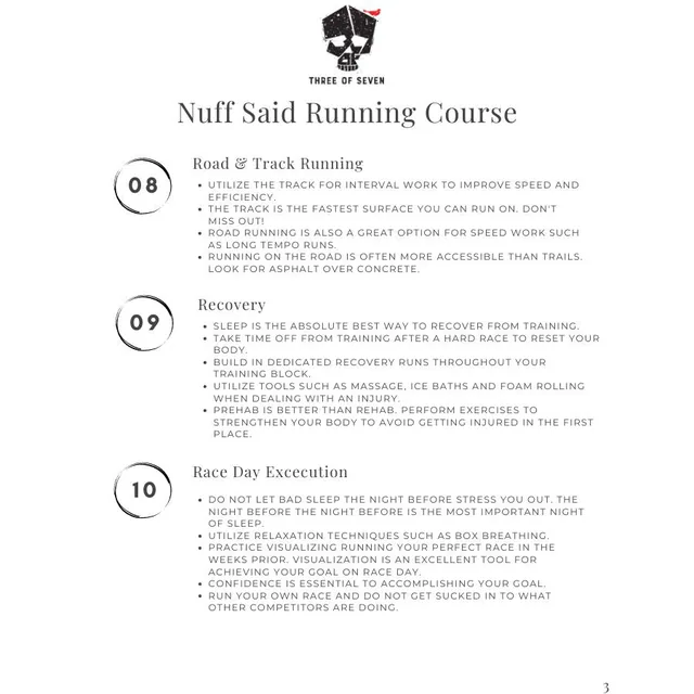 Nuff Said Running Course — image 4